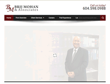 Tablet Screenshot of brijmohan.com